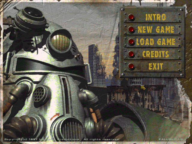 Fallout 1 - Menu